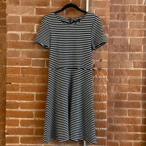 EUC Madewell Striped Skater Dress